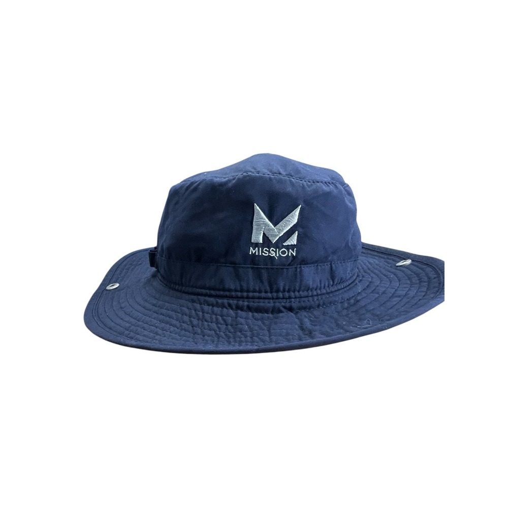 Mission Instant Cooling Boonie Hat Navy Blue UPF 50 Adjustable - NEW